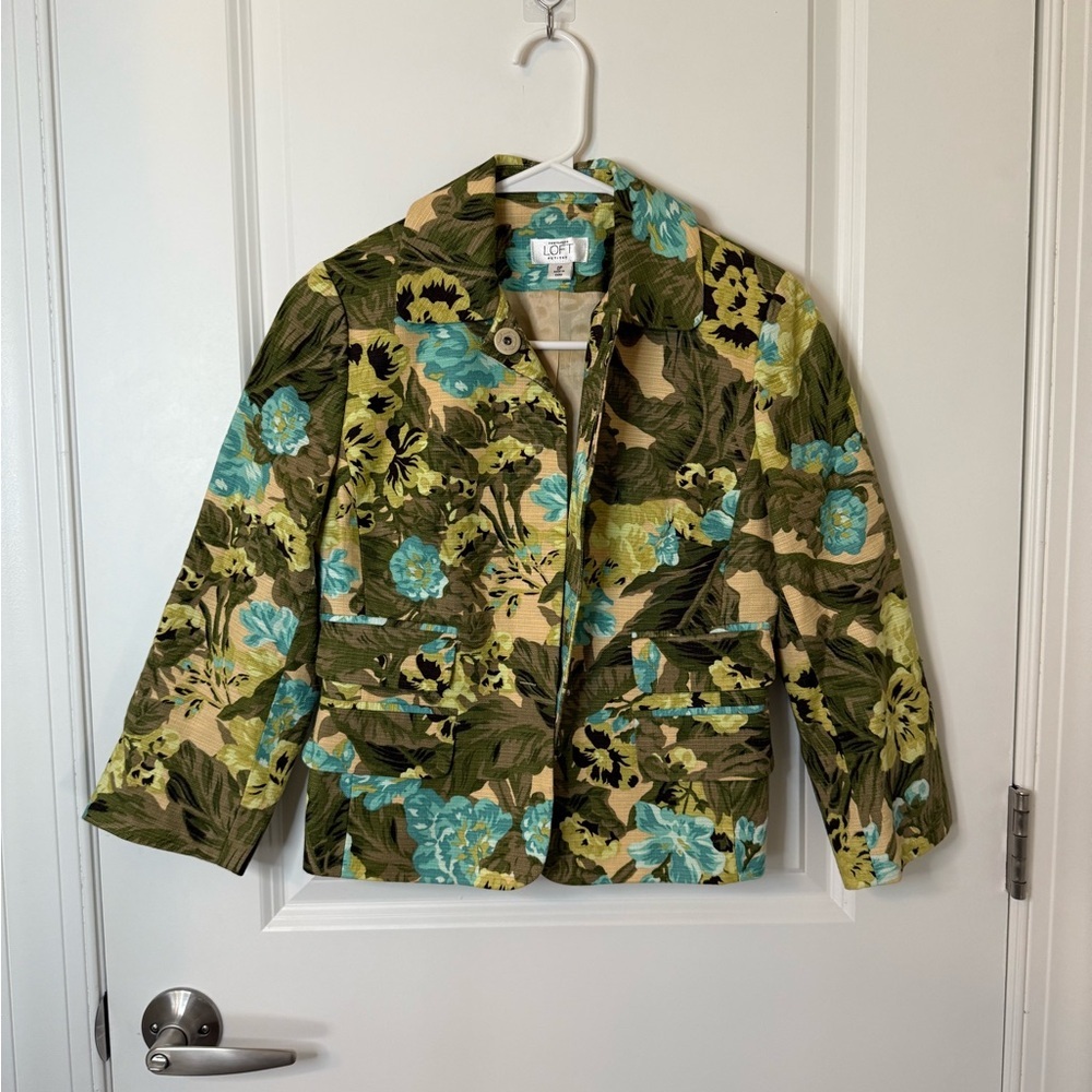 Loft Floral Blazer